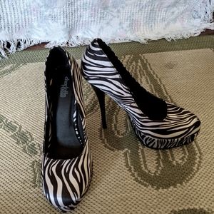 Zebra Print Pumps